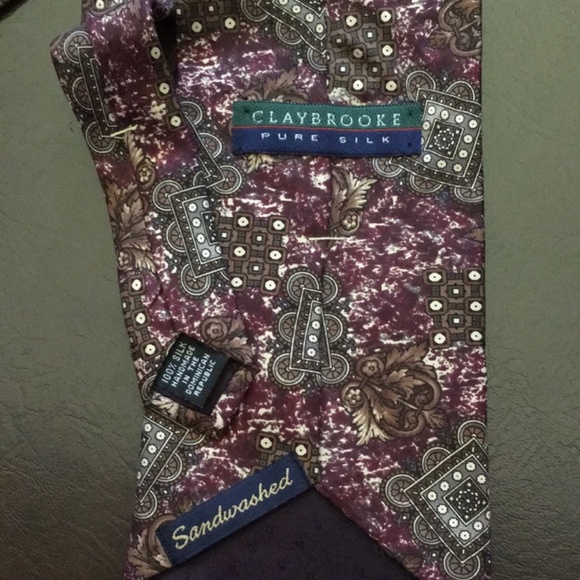 Claybrooke silk tie - Picture 2 of 4